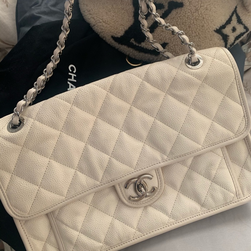 Chanel caviar French riveria handbag